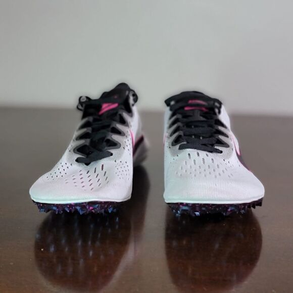 Nike Zoom Victory Elite Running Shoes Spikes White Pink Black Men's Size 11.5 - Picture 11 of 12
